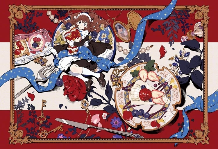 スイーツ・タイム　(海島千本)　300ピース　ジグソーパズル　EPO-26-345s　［CP-SS］ 26×38cm