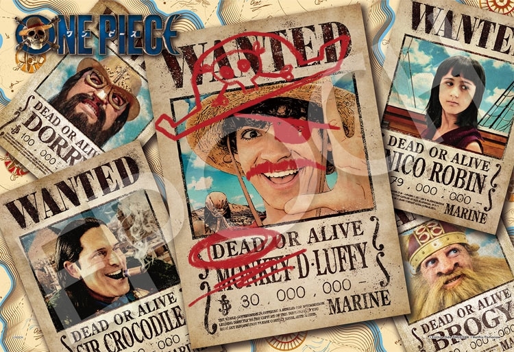 Netflixシリーズ「ONE PIECE」ウォンテッド　(ワンピース)　1053ピース　ジグソーパズル　●予約　EPO-32-619s 26×38cm