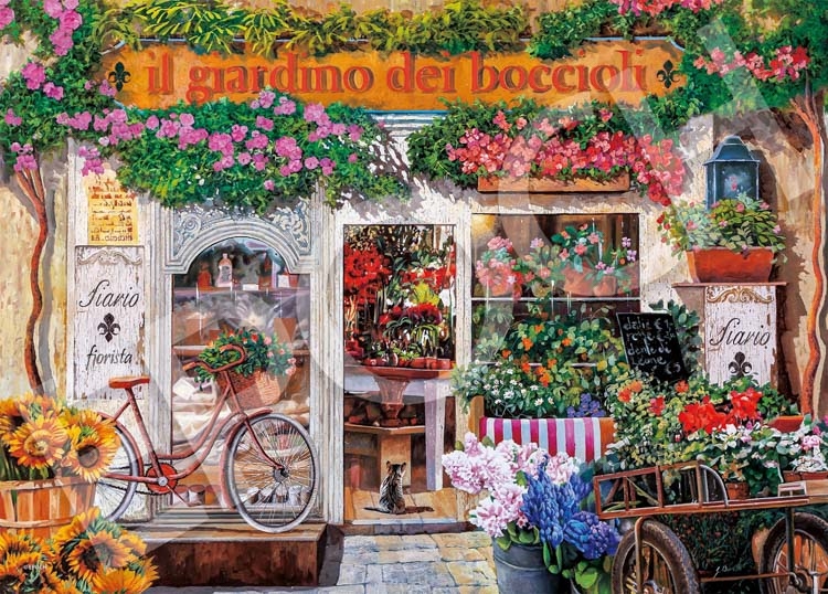 つぼみの園 (グイド・ボレッリ) 2000ピース ジグソーパズル EPO-54-226 38×53cm