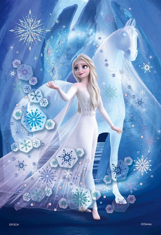 Elsa -Snow Queen- (エルサ -スノー クイーン-)　(アナと雪の女王)　300ピース　ジグソーパズル　EPO-73-304　［CP-SS］ 26×38cm