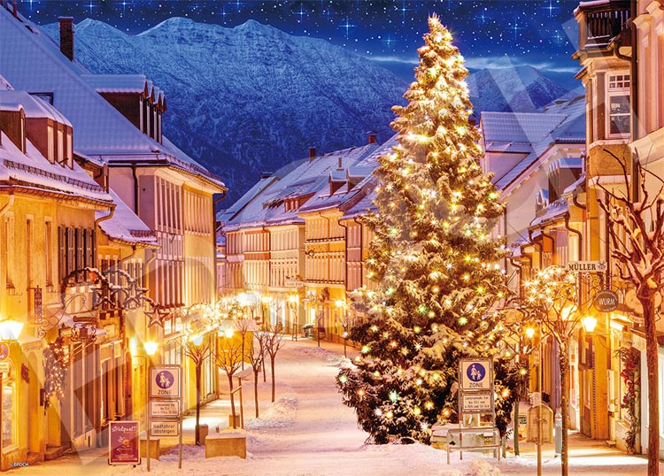 ムルナウのクリスマスツリー ドイツ（風景）　500ピース　ジグソーパズル　EPO-79-488s　［CP-SN］