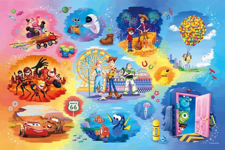 Disney・Pixer Collection（・ピクサーコレクション） （オールキャラクター）　1000ピース　ジグソーパズル　EPO-97-003　［CP-SS］ 50×75cm