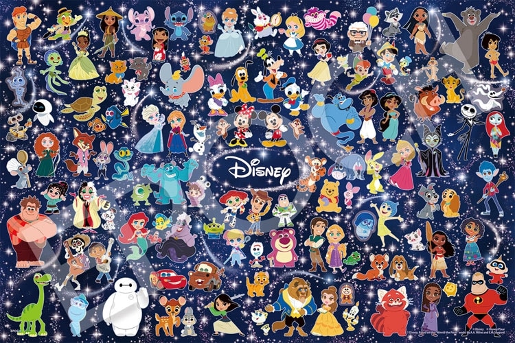 Disney -Symphony of Stars-（ディズニー -シンフォニーオブスターズ-）　(オールキャラクター)　1000ピース　ジグソーパズル　●予約　EPO-97-710s 50×75cm