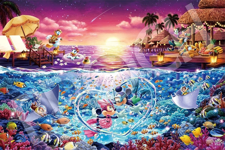 Mickey＆Friends -Tropical Journey-（ミッキー＆フレンズ -トロピカルジャーニー-）　(ミッキー＆フレンズ)　1000ピース　ジグソーパズル　●予約　EPO-97-711s 50×75cm