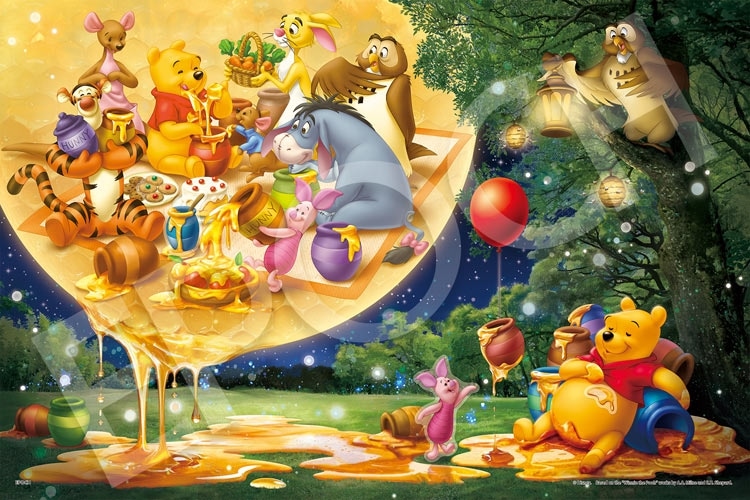 Winnie the Pooh -Moonlight Honey-(くまのプーさん -ムーンライトハニー-) (くまのプーさん) 1000ピース ジグソーパズル ●予約 EPO-97-713s 50×75cm