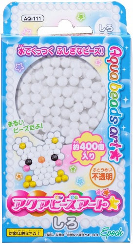 単色ビーズ しろ　　AQ-111　［CP-AQ］ 70×20×130mm