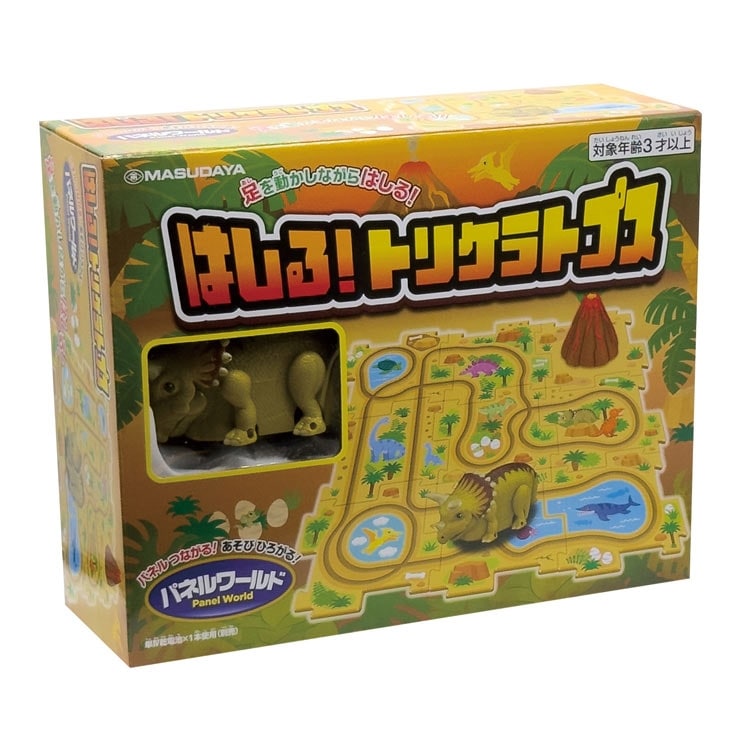 パネルワールド はしる! トリケラトプス　MSD-1735 W290×H230×D100mm