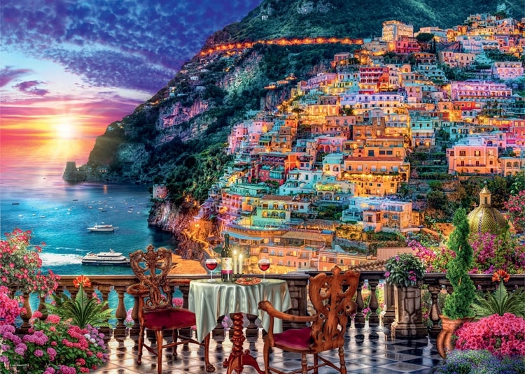イタリアの絶景ポジターノ 1000ピース ジグソーパズル ●予約 RAV-000570 50×70cm