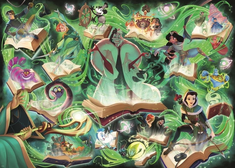 ディズニー・ロルカナ・パズル：エメラルド （オールキャラクター）　1000ピース　ジグソーパズル　●予約　RAV-016236 50×70cm