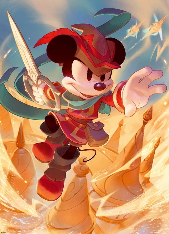 ディズニー・ロルカナ・パズル:ミッキーマウス ブレイブ・リトル・テイラー (ミッキー&フレンズ) 300ピース ジグソーパズル ●予約 RAV-016632 27×39cm