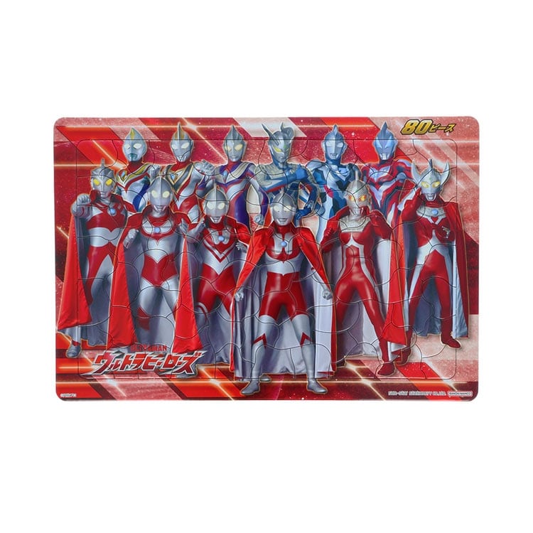 ウルトラヒーローズ パズル80P B柄 (ウルトラヒーローズ) 80ピース SUN-6390222B W375×H251×D4.5mm