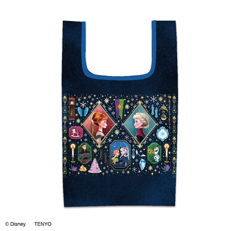ディズニープレミアムアートバッグ　アナと雪の女王S　アナと雪の女王　TEN-DEB-S-11 約30cm×約26cm　マチ約18cm　持ち手長さ約28cm