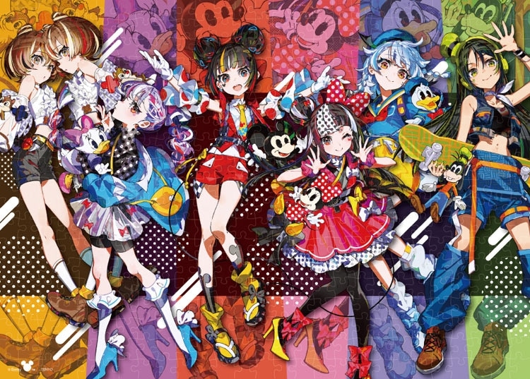 TOKYO GIRLS (ARTIST SERIES BY MIKA PIKAZO)　(ミッキー＆フレンズ)　500ピース　ジグソーパズル　●予約　TEN-D500-706 35×49cm