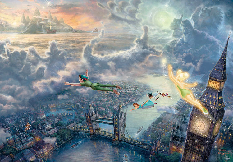 TEN-D1000-031 ディズニー Tinker Bell and Peter Pan Fly to Never TEN-D1000-031 ディズニー Tinker Bell and Peter Pan Fly to Never