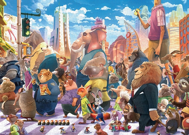 クロスウォーク (ズートピア）　(ズートピア)　2000ピース　ジグソーパズル　●予約　TEN-D2000-637 73×102cm