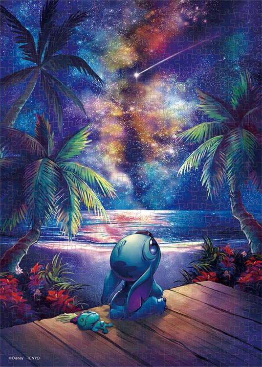 TENYO D500-673 Jigsaw Puzzle Disney Lilo & Stitch Wishing On A Star 50