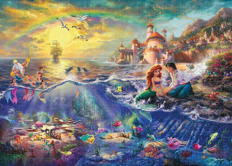 The Little Mermaid (リトルマーメイド) 500ピース ジグソーパズル ●予約 TEN-D500-699 35×49cm