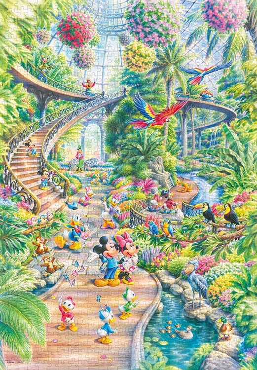 魅惑のボタニカルガーデン　(ミッキー＆フレンズ)　1000ピース　ジグソーパズル　●予約　TEN-D1000-908 51×73.5cm