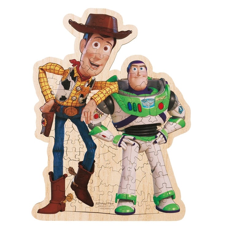 ウッディ＆バズ　(トイストーリー)　98ピース　ジグソーパズル　●予約　YAM-37-09 H25.3×W18.9cm