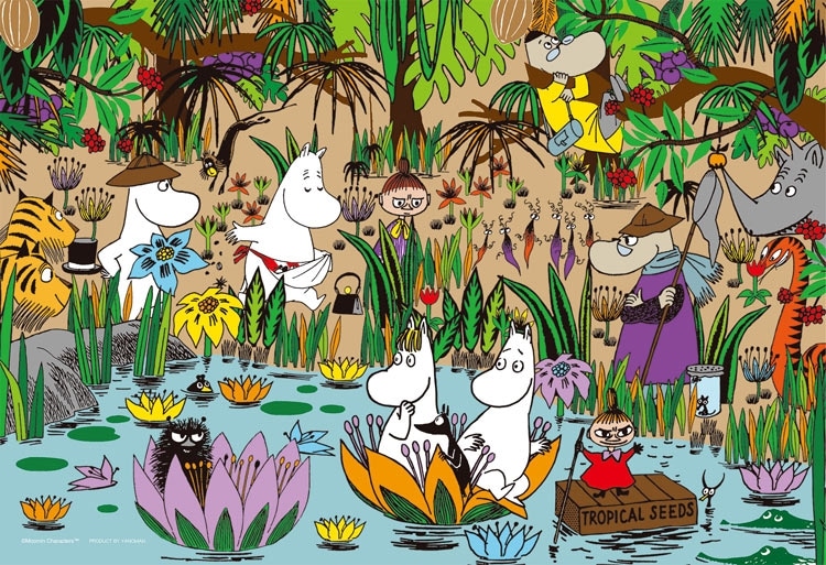 ジャングル・ムーミンバレー (ムーミン) 1000ピース ジグソーパズル ●予約 YAM-13-23 26×38cm
