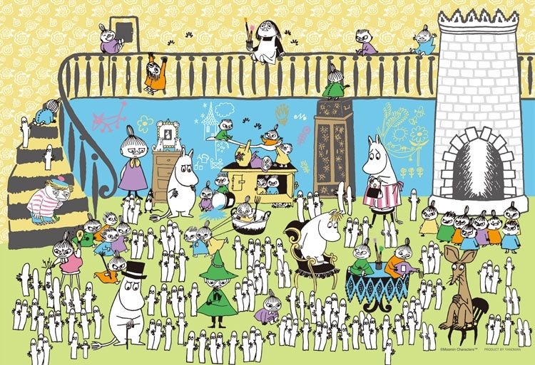 ニョロニョロパーティー (ムーミン) 1000ピース ジグソーパズル ●予約 YAM-13-25 26×38cm