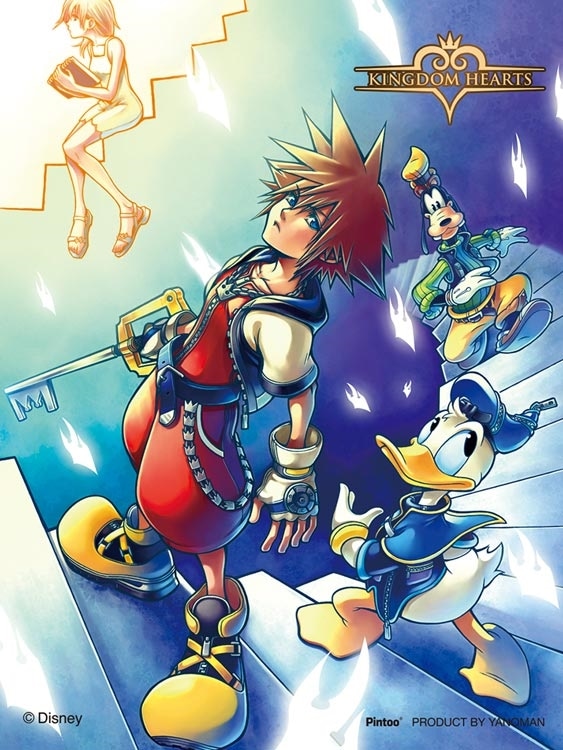 KINGDOM HEARTS CHAIN OF MEMORIES (キングダムハーツ) 150ピース ジグソーパズル YAM-2308-02 7.6×10.2cm