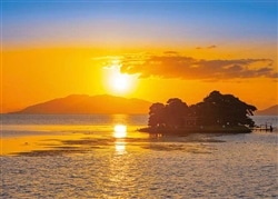 夕日に染まる宍道湖 （国内風景）　500ピース　ジグソーパズル　●予約　APP-500-339