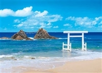 白い鳥居と夫婦岩 ー糸島ー　500ピース　ジグソーパズル　●予約　APP-500-341