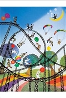 ジャンピングラビット　(藤城清治)　300ピース　ジグソーパズル　APP-300-374　［CP-SS］