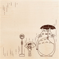 いろどりはんこ バス停/となりのトトロ　となりのトトロ　●予約　BEV-TSW-192