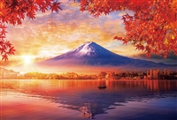 秋霧立つ富士と湖畔（風景）　1000ピース　ジグソーパズル　BEV-51-287　［CP-FJ］