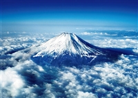 富士山-空撮-（風景）　600ピース　ジグソーパズル　BEV-66-163　［CP-FJ］