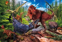 ティラノサウルス VS ティラノサウルス （服部 雅人）　150ピース　ジグソーパズル　BEV-L74-183