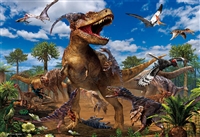 ティラノサウルス VS ヴェロキラプトル （服部 雅人）　80ピース　ジグソーパズル　BEV-80-002