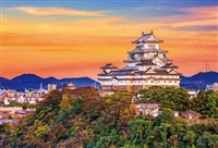 夕日に染まる姫路城 （風景）　1000ピース　ジグソーパズル　BEV-1000-022　［CP-HE］［CP-JP］