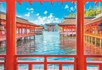 厳島神社 （風景）　500ピース　ジグソーパズル　BEV-500S-015　［CP-HE］［CP-JP］