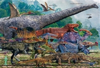 恐竜の大きさ比較 （服部 雅人）　300ピース　ジグソーパズル　BEV-300-019