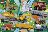 トミカ 工事現場で、いろんなお仕事！　 　100ピース　●予約　BEV-100-068
