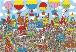 Where's Wally？ピエロのまちはおおさわぎ　(ウォーリーをさがせ)　1000ピース　ジグソーパズル　●予約　BEV-1000M-041