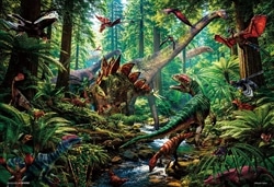 ジュラ紀の恐竜　(服部雅人)　150ピース　ジグソーパズル　●予約　BEV-150L-005