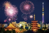 浅草を彩る大輪の花火　300ピース　ジグソーパズル　●予約　BEV-300-211