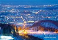 北海道札幌市「藻岩山・冬の夜景」 （国内風景）　300ピース　ジグソーパズル　CUT-300-320　［CP-WI］