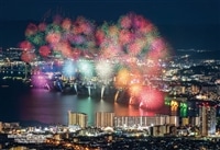 滋賀県大津市「びわ湖大花火大会」 （国内風景）　300ピース　ジグソーパズル　CUT-300-460