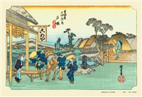 東海道五拾三次 戸塚（元町別道）　(歌川広重)　300ピース　ジグソーパズル　CUT-300-706