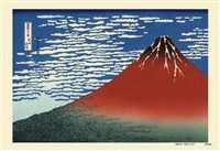 富嶽三十六景 凱風快晴　(葛飾北斎)　300ピース　ジグソーパズル　CUT-300-802