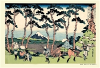 富嶽三十六景 東海道程ヶ谷　(葛飾北斎)　300ピース　ジグソーパズル　CUT-300-830