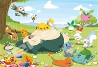 ぽかぽかのんびりタイム （ポケモン）　108ピース　ジグソーパズル　ENS-108-L762