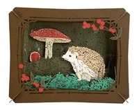 ハリネズミときのこ　　ENS-PT-265