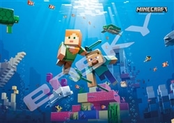 Aquatic （MINECRAFT）　208ピース　ジグソーパズル　ENS-208-ML10