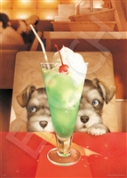 クリームソーダと子犬 （村松誠）　500ピース　ジグソーパズル　EPO-06-520s